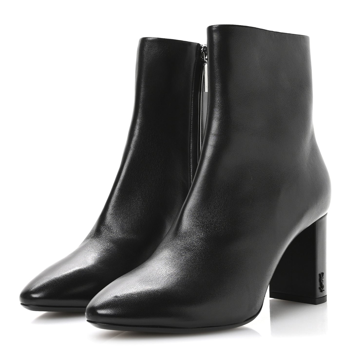 Nappa Vendome Loulou Ankle Zip Boot 41 Black