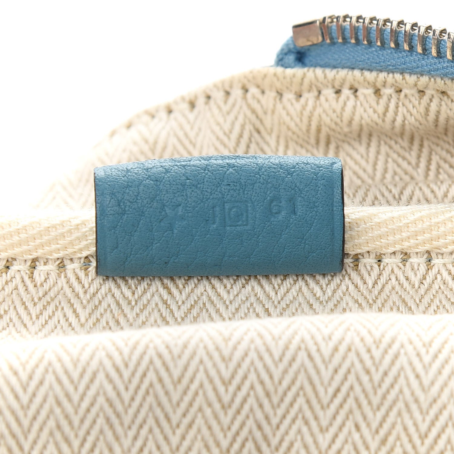 Hermes Taurillon Clemence Victoria II 35 Blue Jean 6 of 8