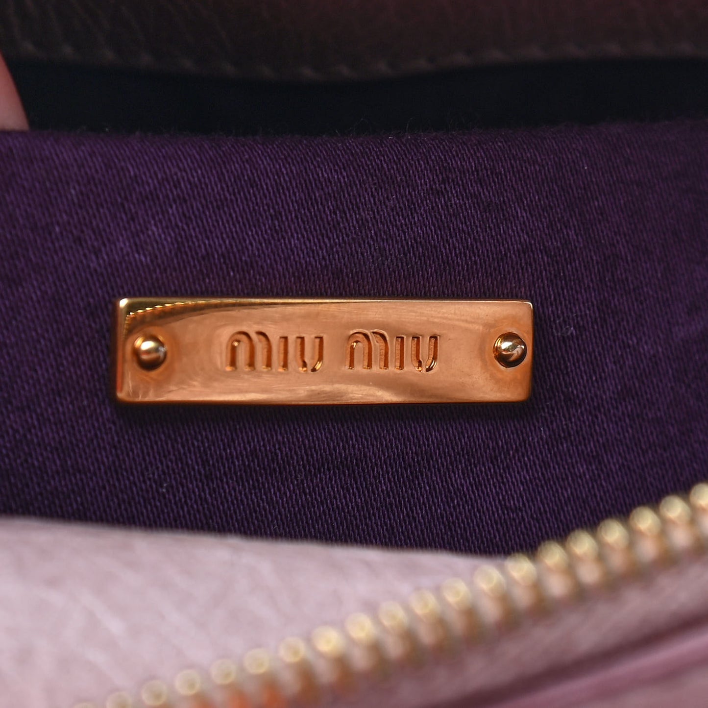 Vitello Lux Mini Bow Bag Cipria