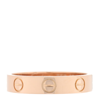 Cartier 18K Pink Gold 3.5mm LOVE Wedding Band Ring 49 4.75 1 of 4