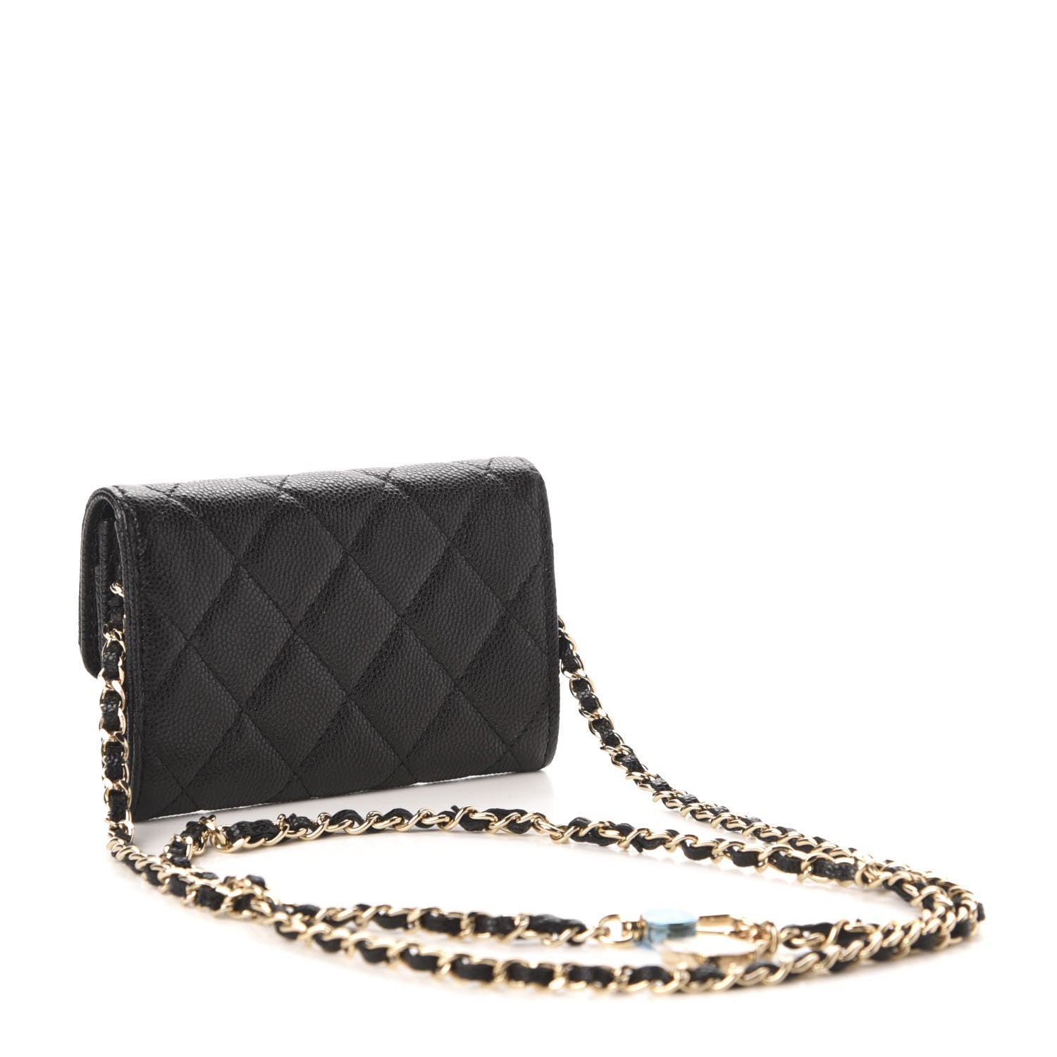 Chanel Caviar Quilted Flap Classic Belt Bag Black 3 of 12