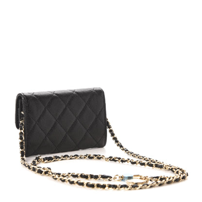 Chanel Caviar Quilted Flap Classic Belt Bag Black 3 of 12