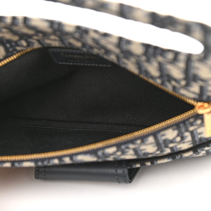 Christian Dior Oblique Medium Diordouble Chain Bag Blue 5 of 10