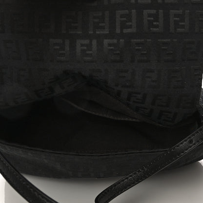 Fendi Zucchino Mini Mama Baguette Black 5 of 10