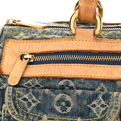Louis Vuitton Monogram Denim Neo Speedy Blue 13 of 18