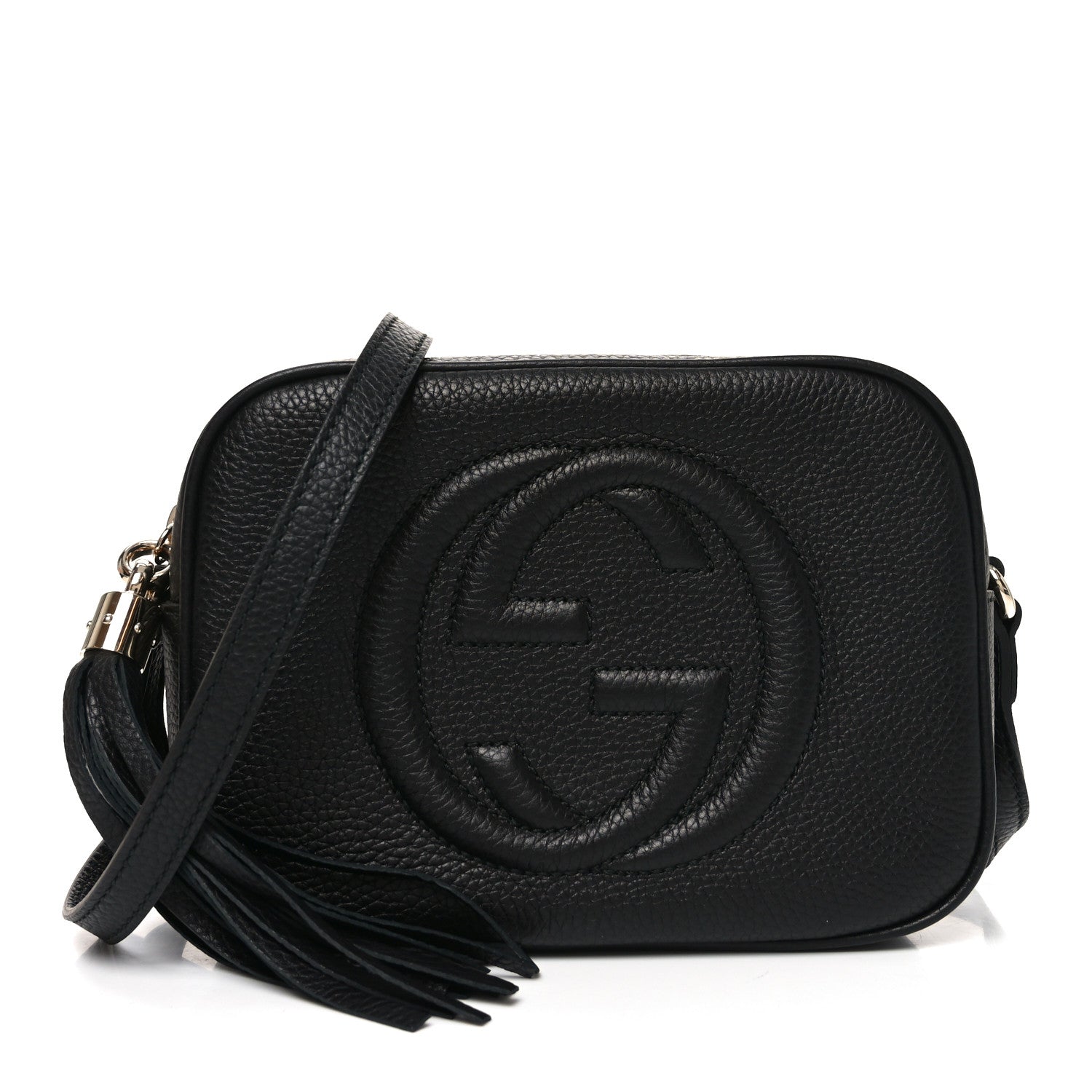 Gucci Pebbled Calfskin Small Soho Disco Bag Black 1 of 11