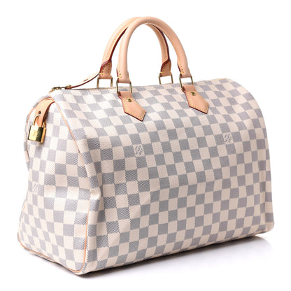 Louis Vuitton Damier Azur Speedy 35 3 of 12
