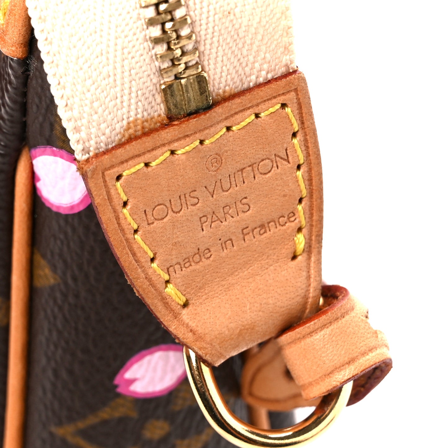 Monogram Cherry Blossom Pochette Accessories Brown