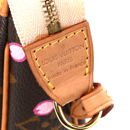 Louis Vuitton Monogram Cherry Blossom Pochette Accessories Brown 6 of 9
