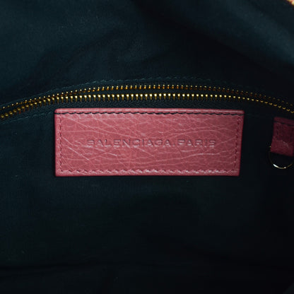 Balenciaga Agneau Giant 12 Gold Hardware Premier Clutch Rose Bonbon 6 of 7