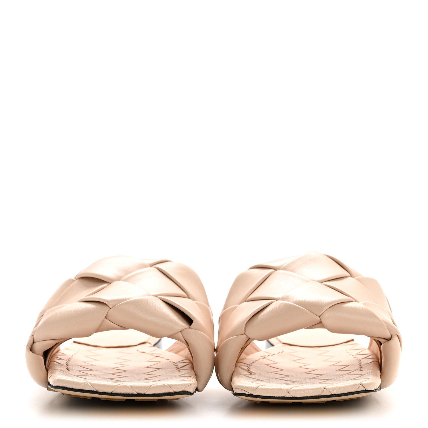 Bottega Veneta Nappa Maxi Intrecciato Lido Flat Sandals 38 Bandage 3 of 10