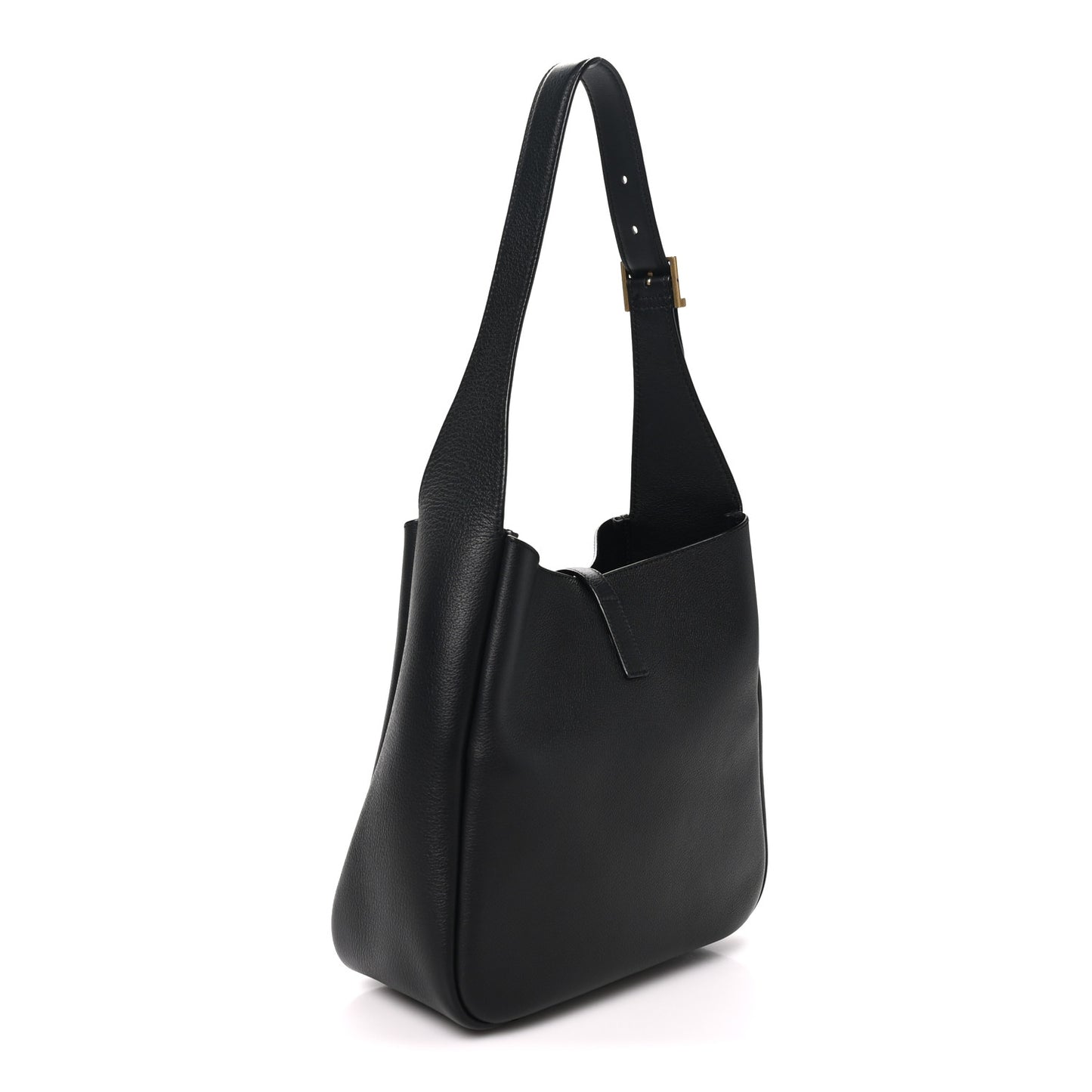 Smooth Calfskin Small Le 5 A 7 Soft Hobo Black