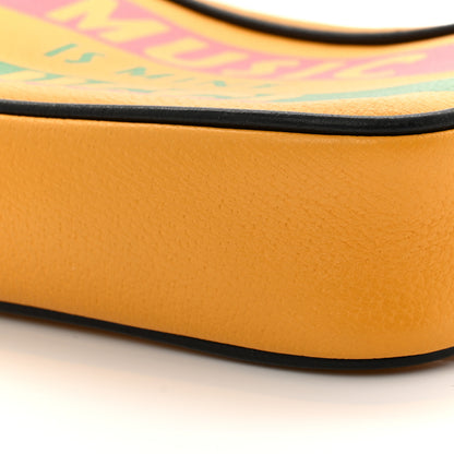 Gucci Textured Dollar Calfskin Music is Mine Belt Bag 95 38 Crop Multicolor Black 9 of 9