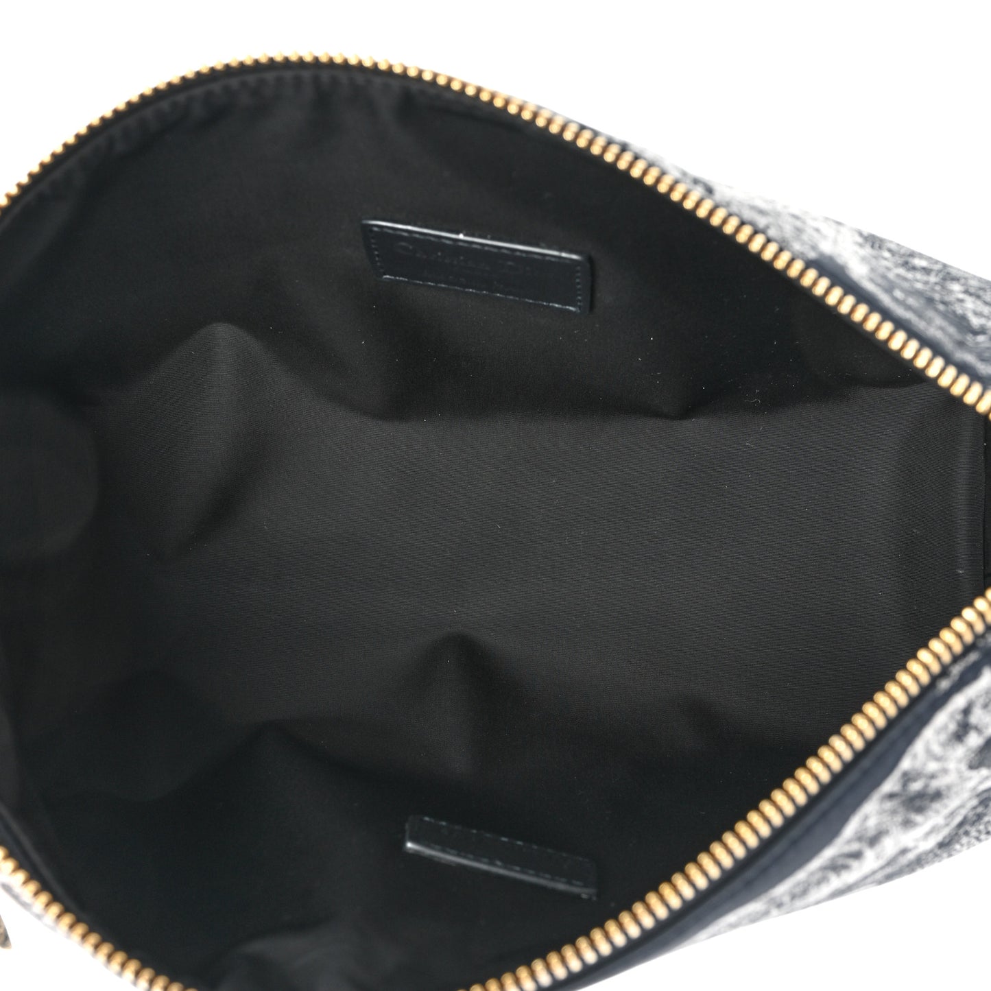 Technical Fabric Toile De Jouy DiorTravel Nomad Pouch Blue