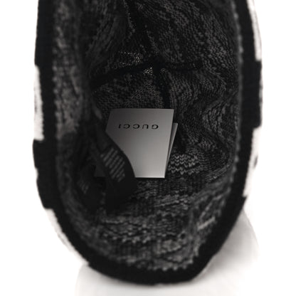 Gucci Wool Appside Beanie L Black Ivory 4 of 7