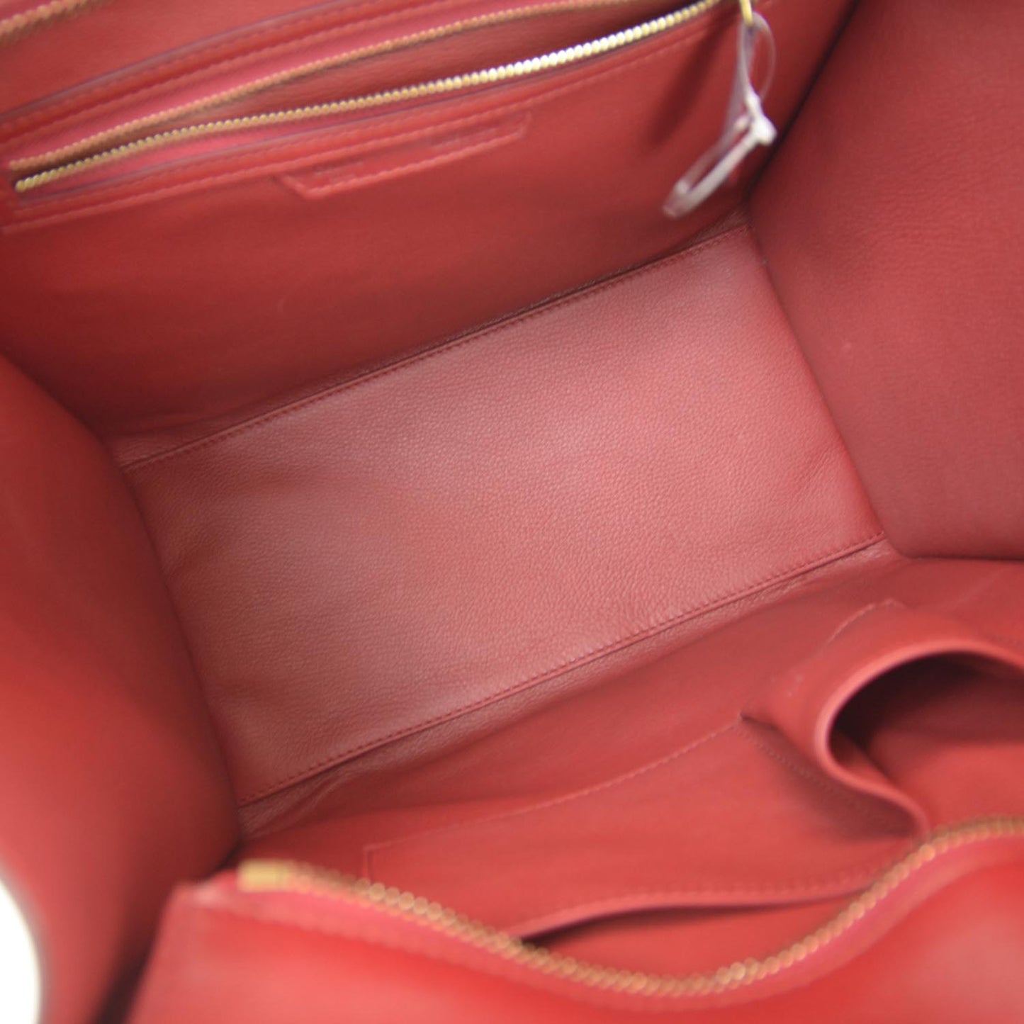 Smooth Calfskin Mini Luggage Bag Red