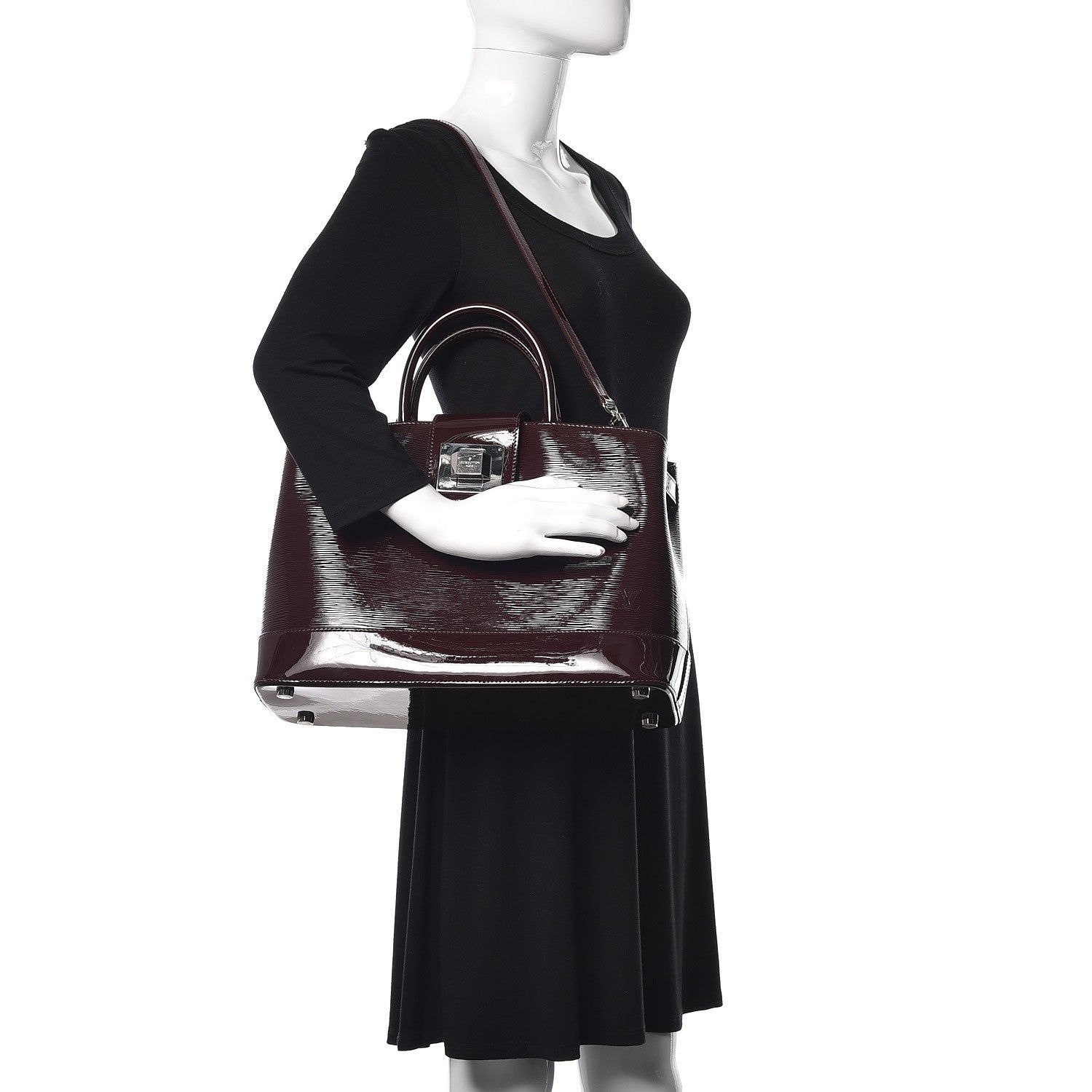 Louis Vuitton Electric Epi Mirabeau GM Prune 2 of 11