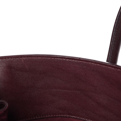 Saint Laurent Calfskin Large Sac De Jour Carryall Bordeaux 14 of 26