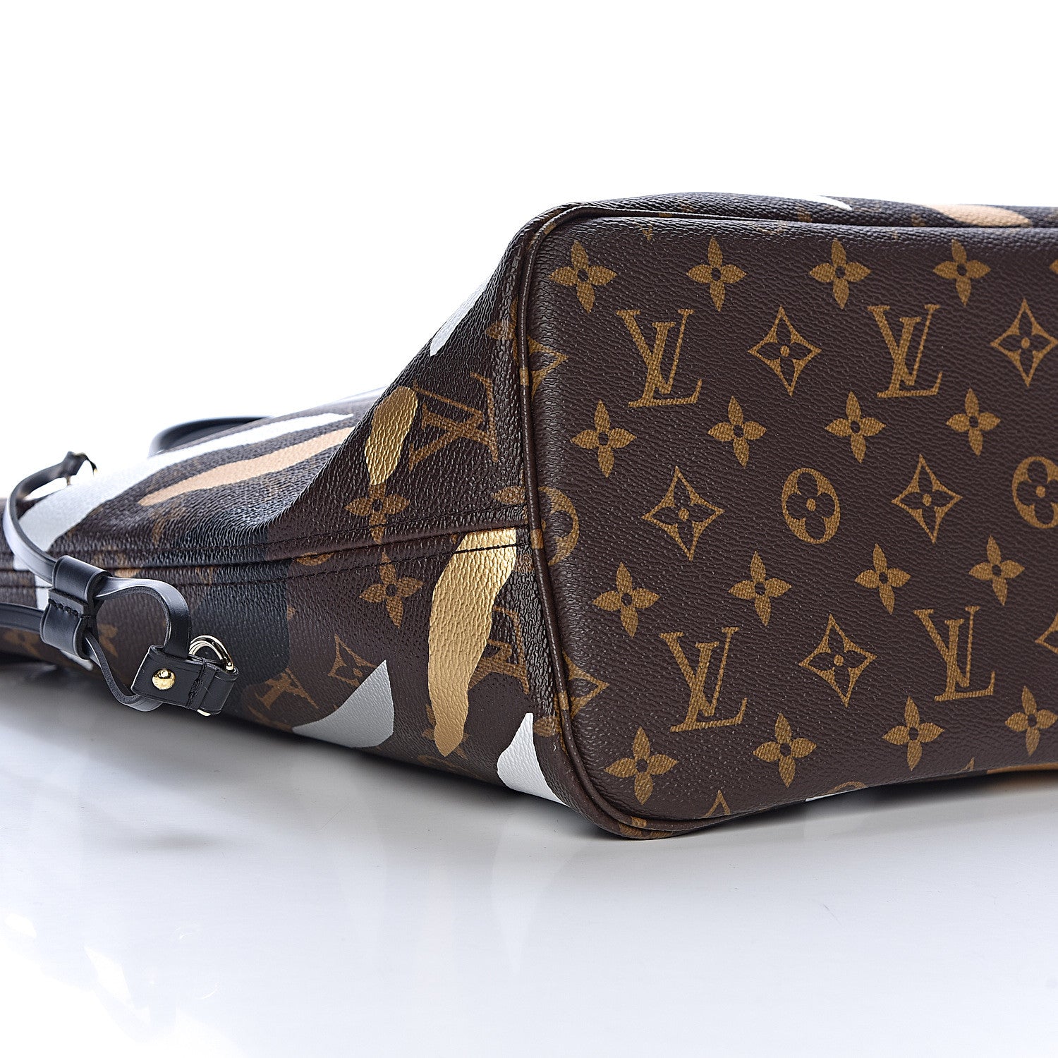 Louis Vuitton X LOL Monogram Neverfull MM Gold Silver 9 of 11