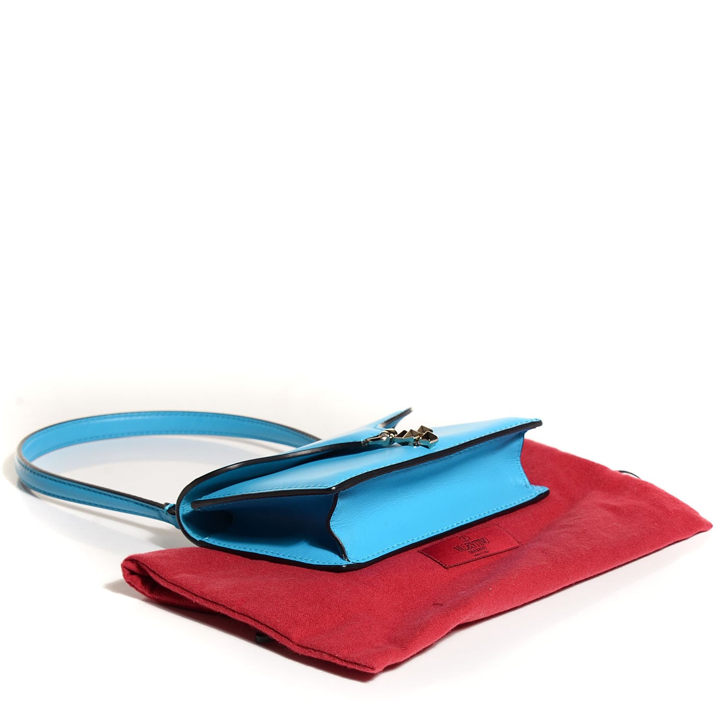 Vitello Rockstud Band Flap Parrot