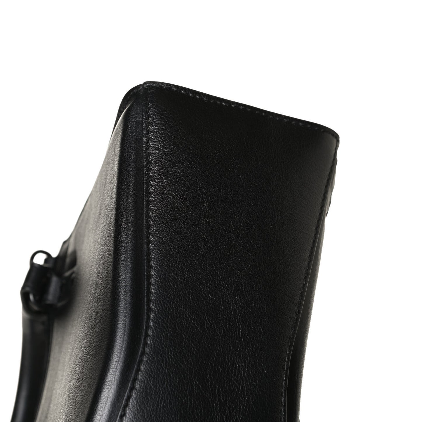 Cake Calfskin Tonal Hardware Mini Neo Classic City Black