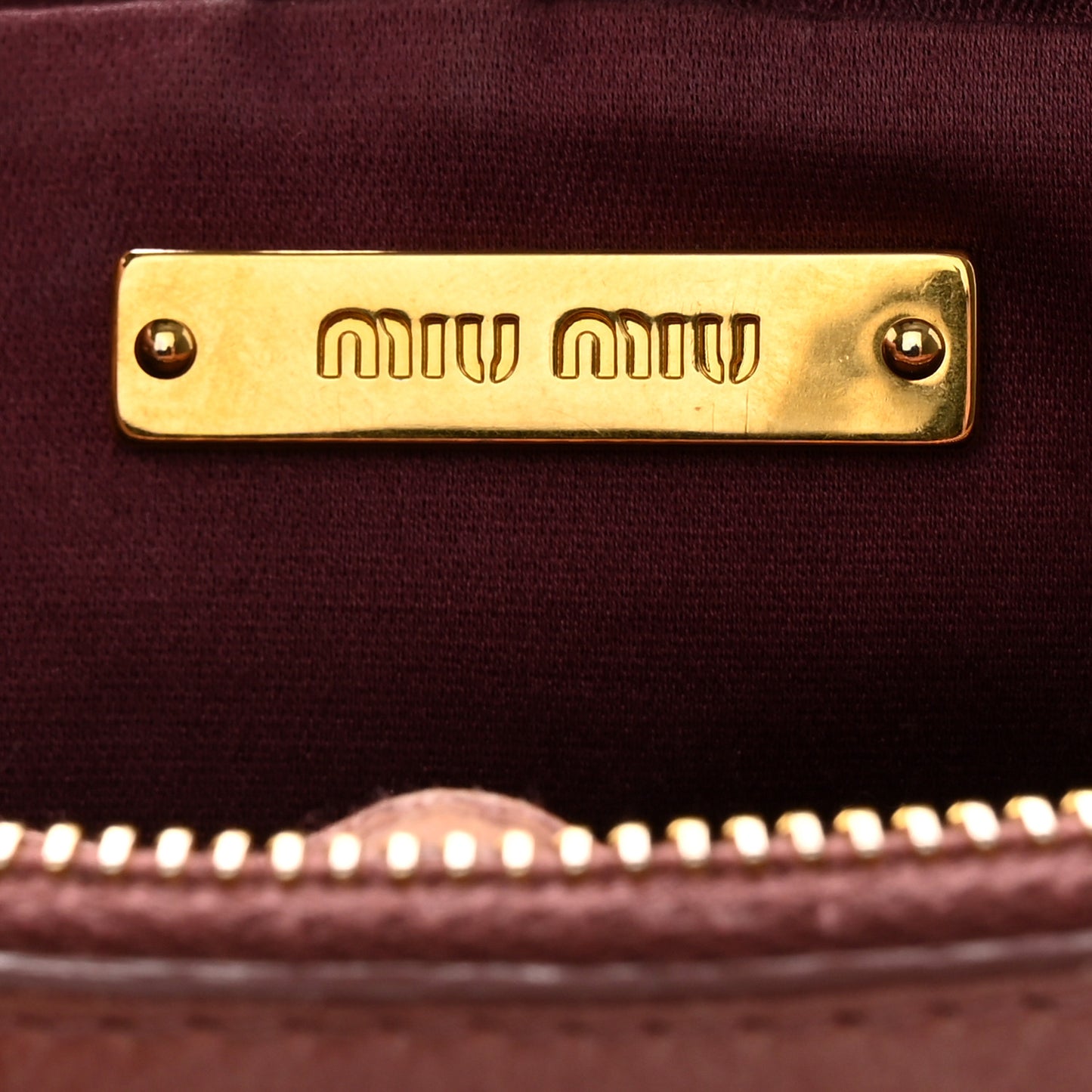 Vitello Lux Matelasse Double Zip Shoulder Bag Loto