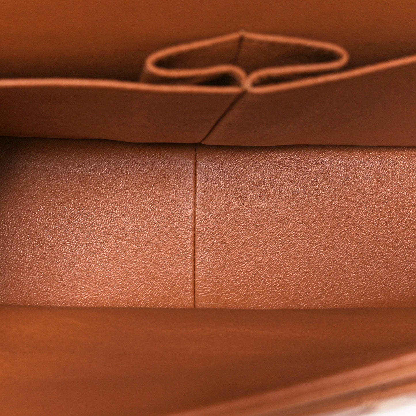 Lambskin Quilted Jumbo Double Flap Beige