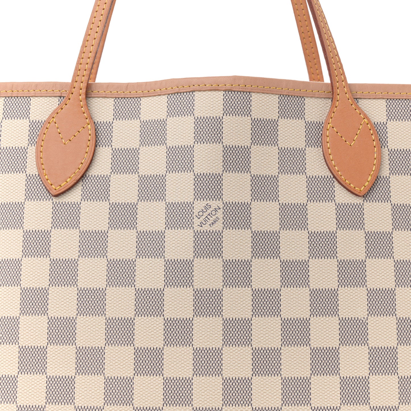 Damier Azur Neo Neverfull MM Rose Ballerine