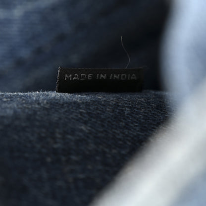 Prada Denim Logo Tote Avio 7 of 10