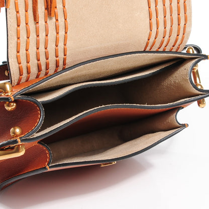 Chloe Calfskin Braided Small Hudson Bag Caramel 5 of 9