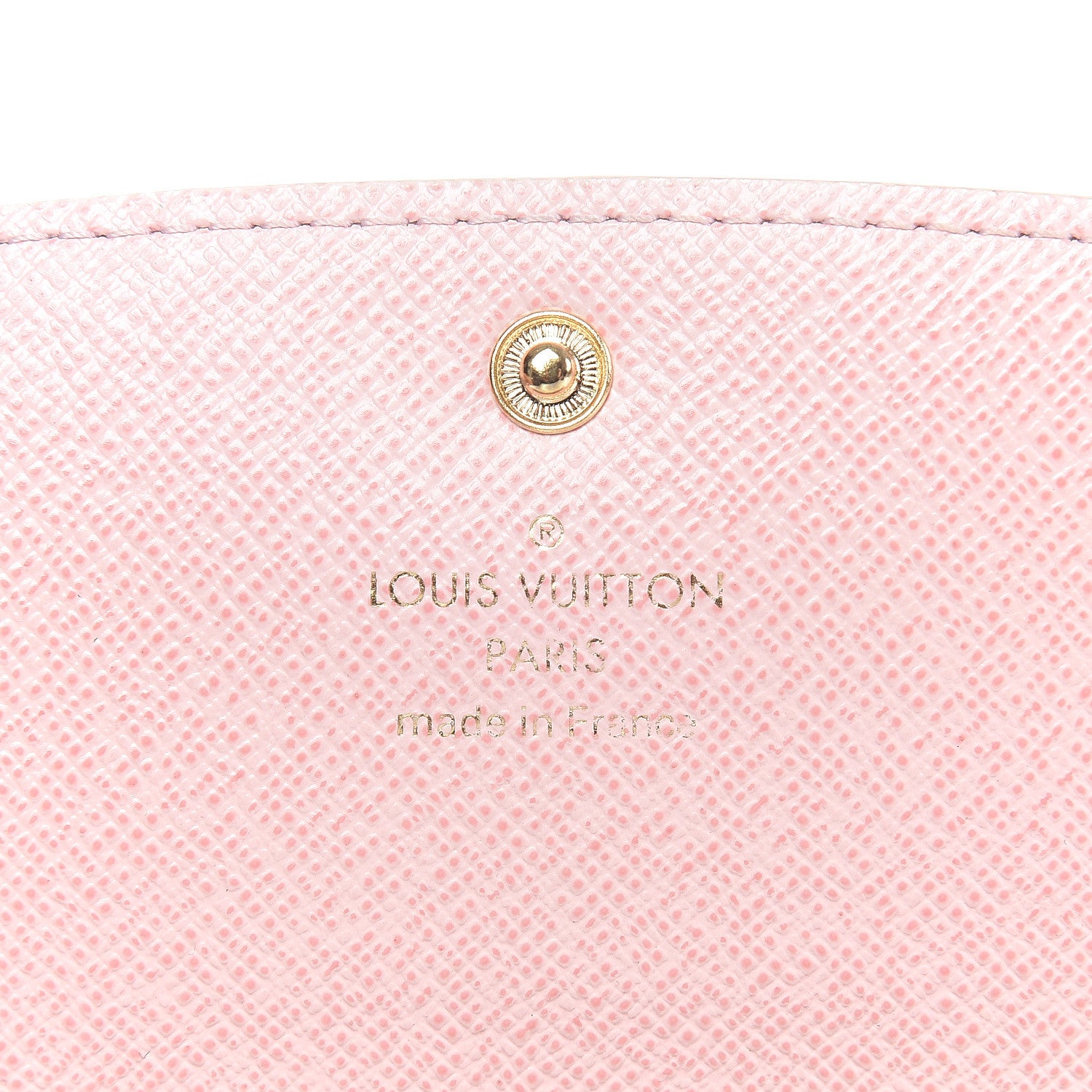 Louis Vuitton Damier Azur Emilie Wallet Rose Ballerine 7 of 9