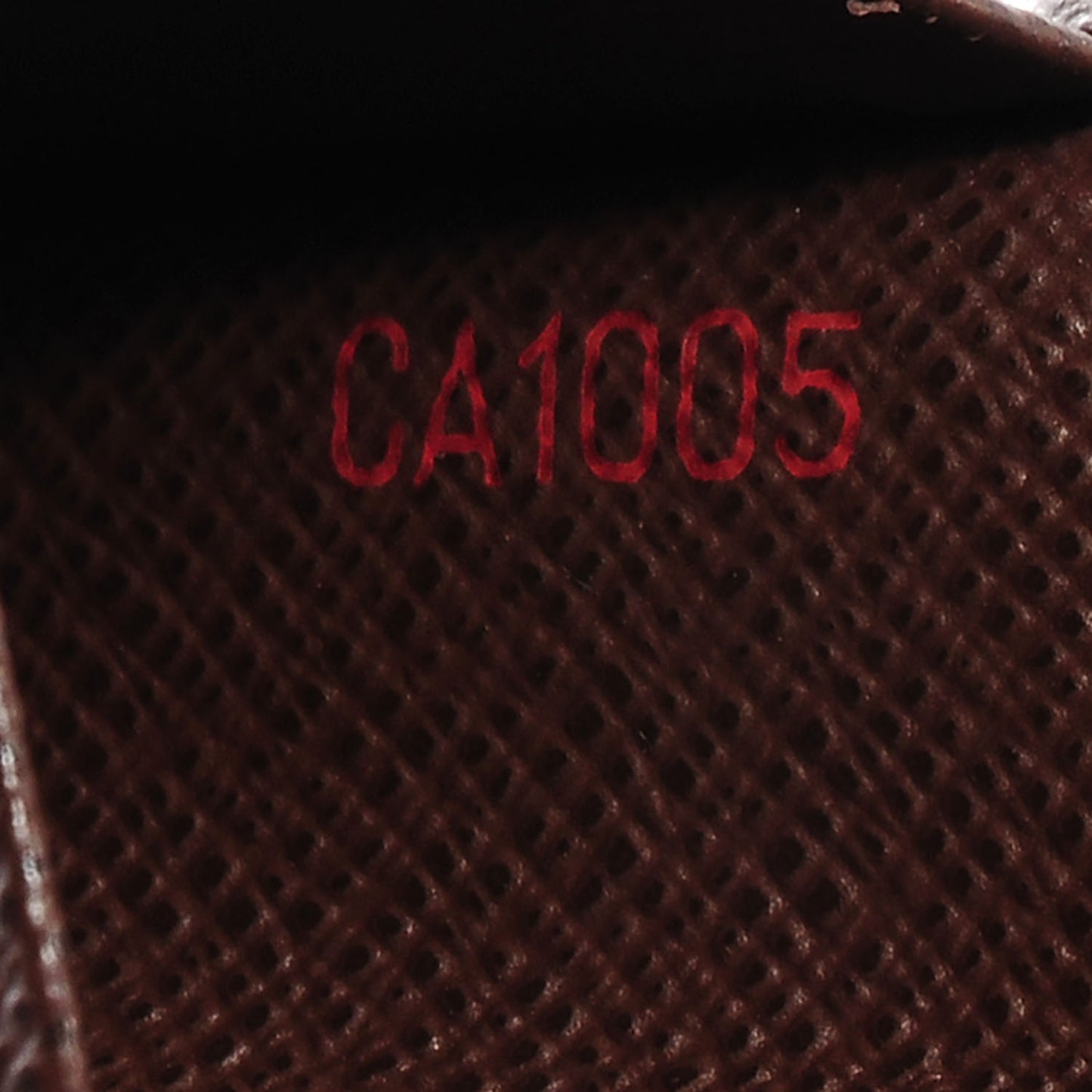 Damier Ebene Business Card Holder
