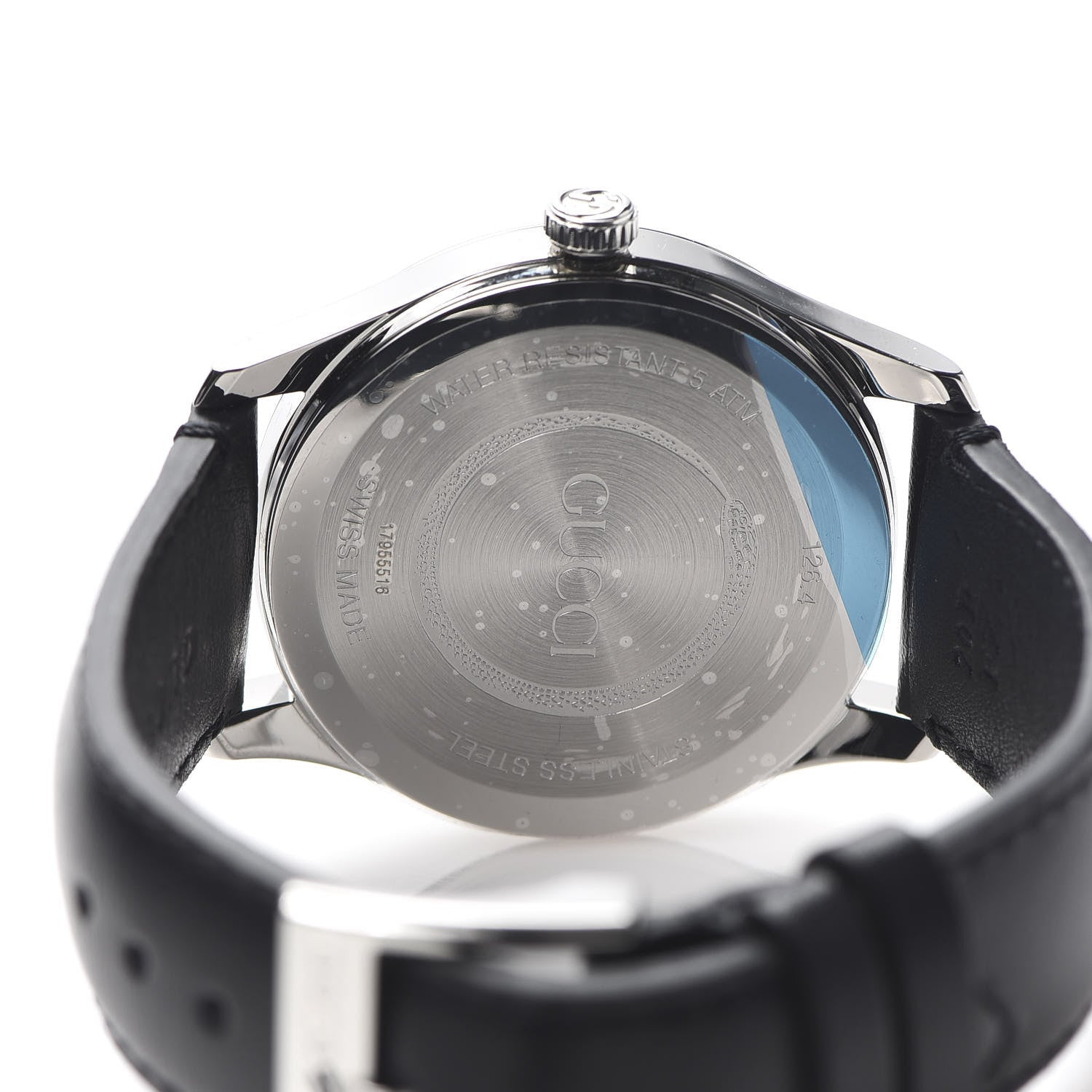 Gucci Stainless Steel Calfskin 38mm G-Timeless Snake Quartz Watch 6 of 7