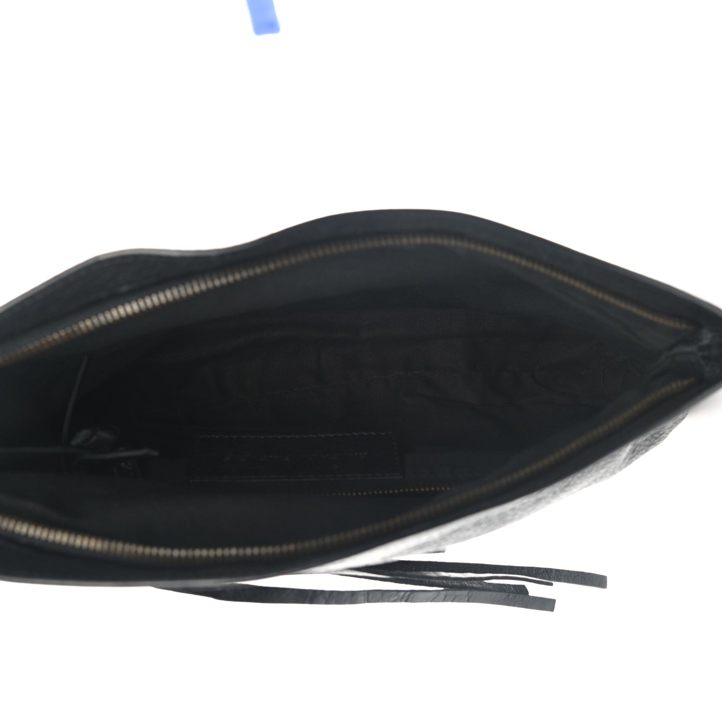 Agneau Classic Hardware Premier Clutch Black