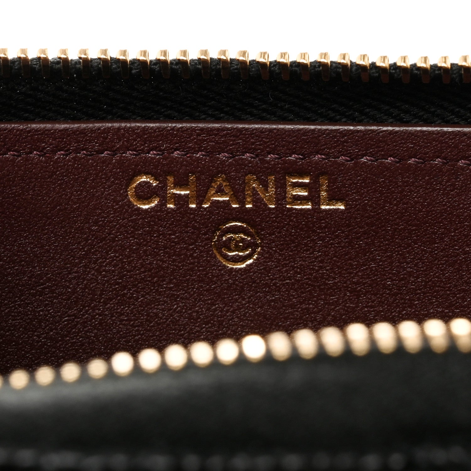 Chanel Caviar Quilted Large Gusset Zip Around Wallet Black 6 of 9