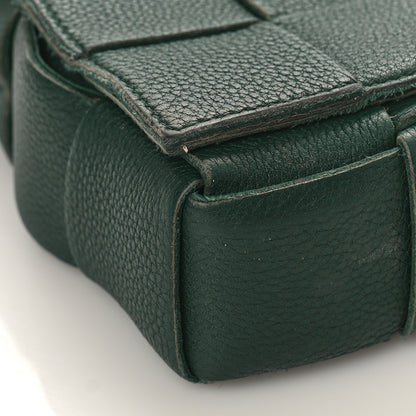 Bottega Veneta Grained Calfskin Maxi Intrecciato Cassette Crossbody Bag Raintree Green 7 of 12