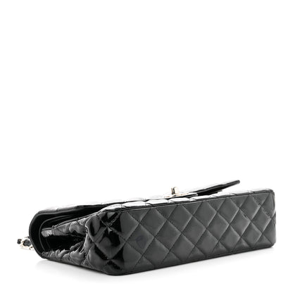 Chanel Patent Quilted Medium Double Flap Black 4 of 11