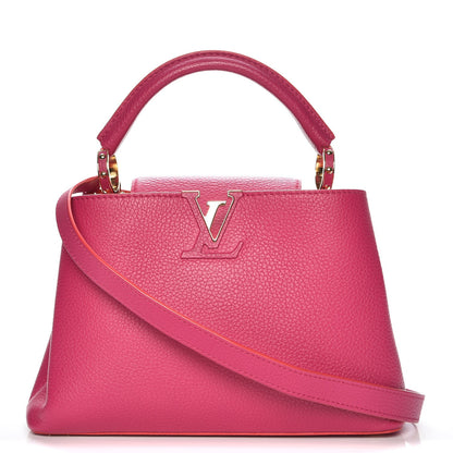 Louis Vuitton Taurillon Capucines BB Hibiscus Flamingo 1 of 7