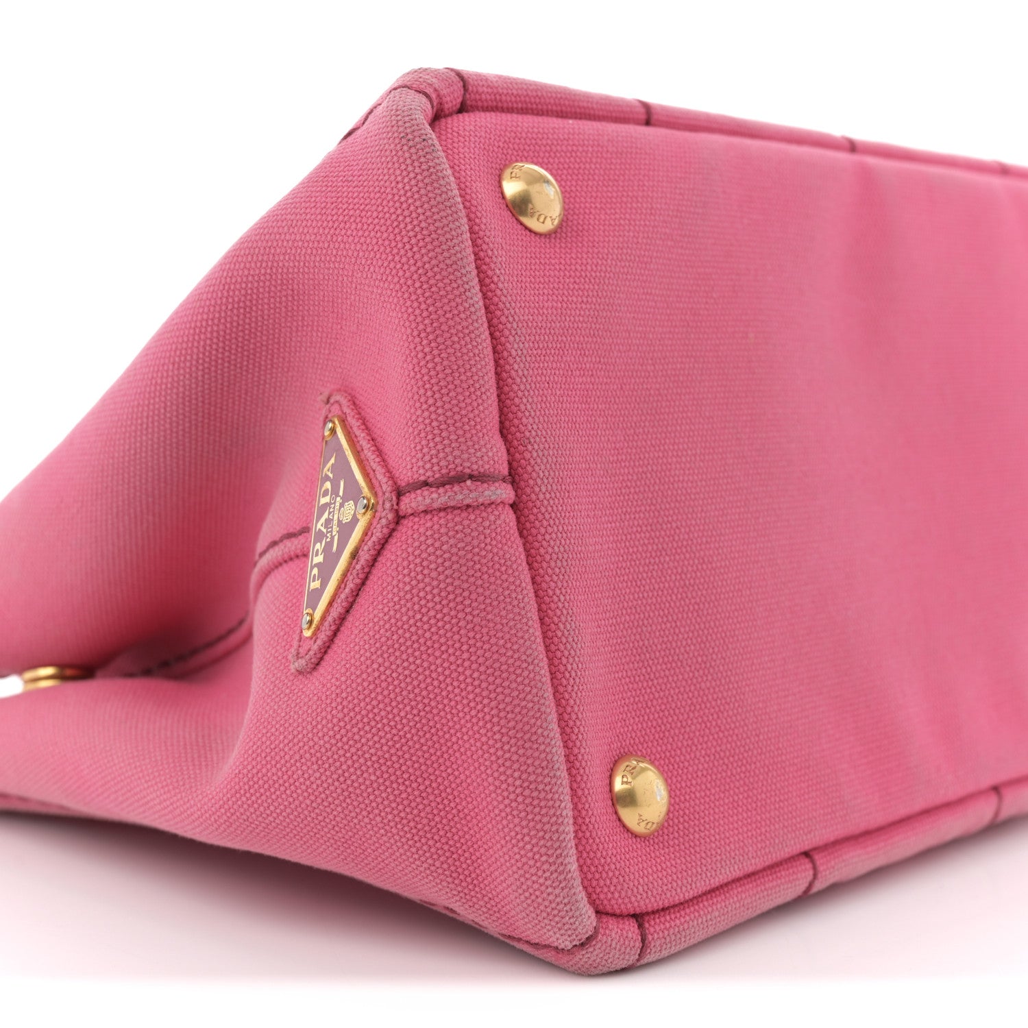 Prada Canapa Small Logo Tote Peonia 7 of 10