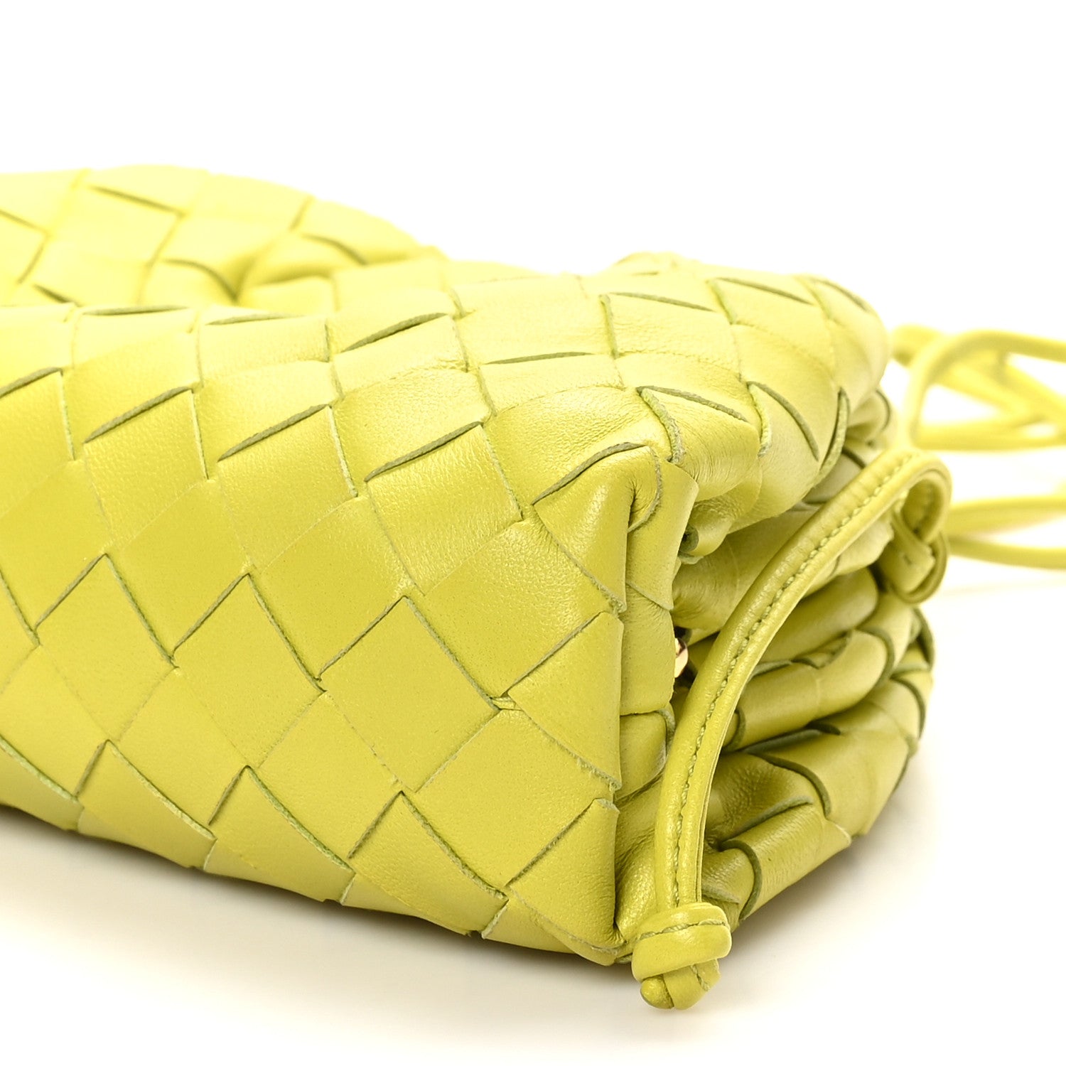 Bottega Veneta Nappa Intrecciato The Mini Pouch Kiwi 9 of 9