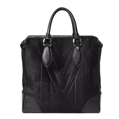 Louis Vuitton Pony Hair Mens Cabas Whistler Black 1 of 11