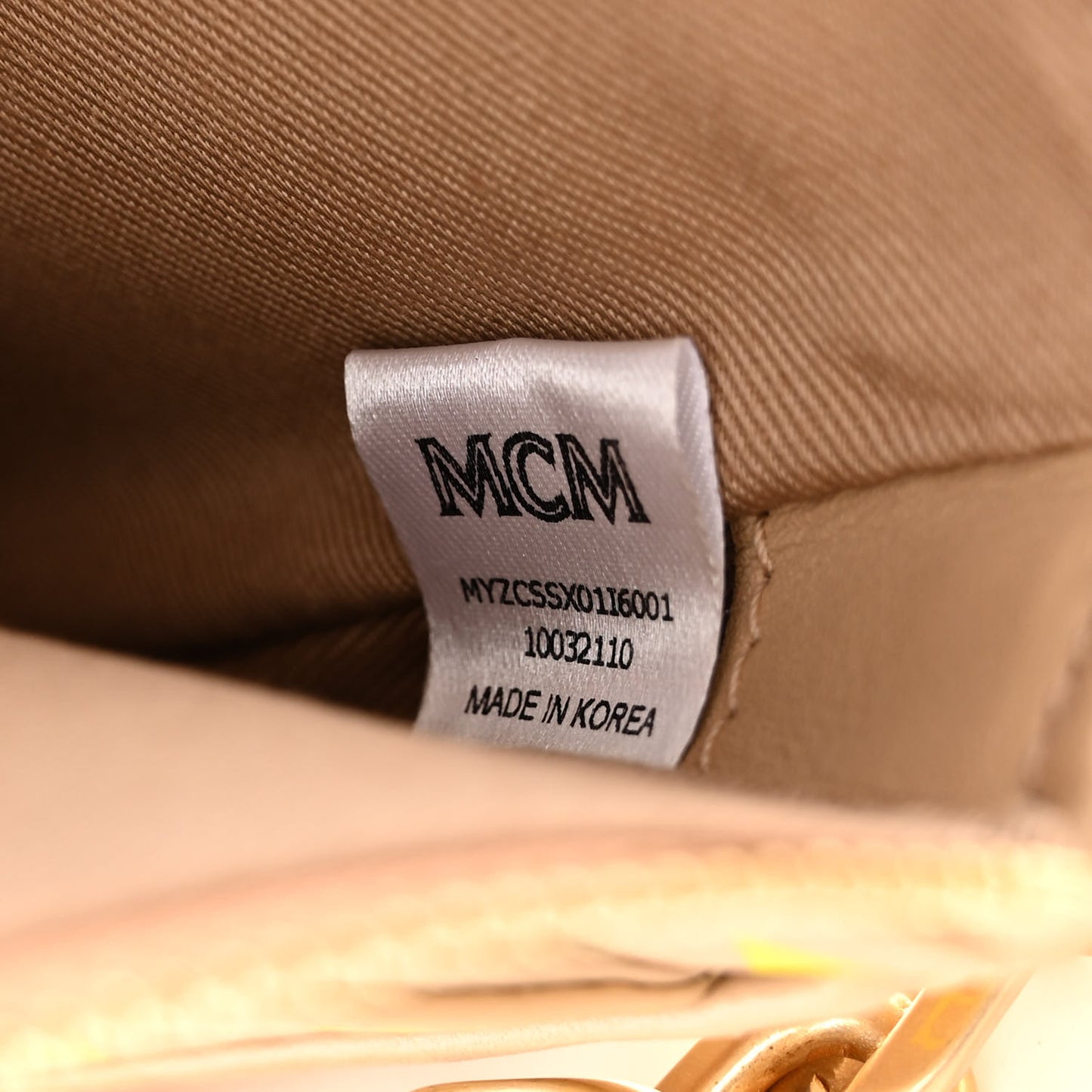 Calfskin Color Splash Mini Pouch on Chain Croissant