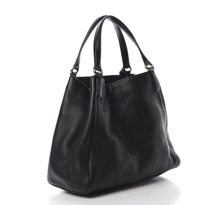 Gucci Pebbled Calfskin Medium Soho Shoulder Bag Black 3 of 15