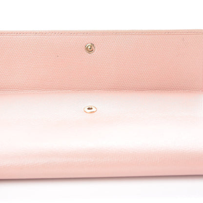 Chanel Grained Calfskin CC Button Wallet Pink 22 of 24