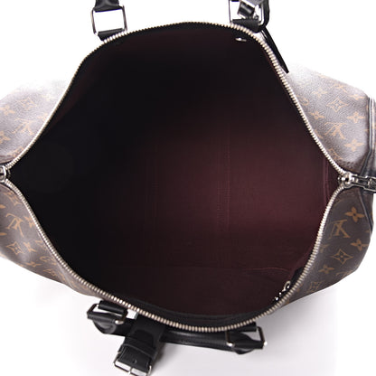 Louis Vuitton Monogram Macassar Keepall Bandouliere 45 5 of 10