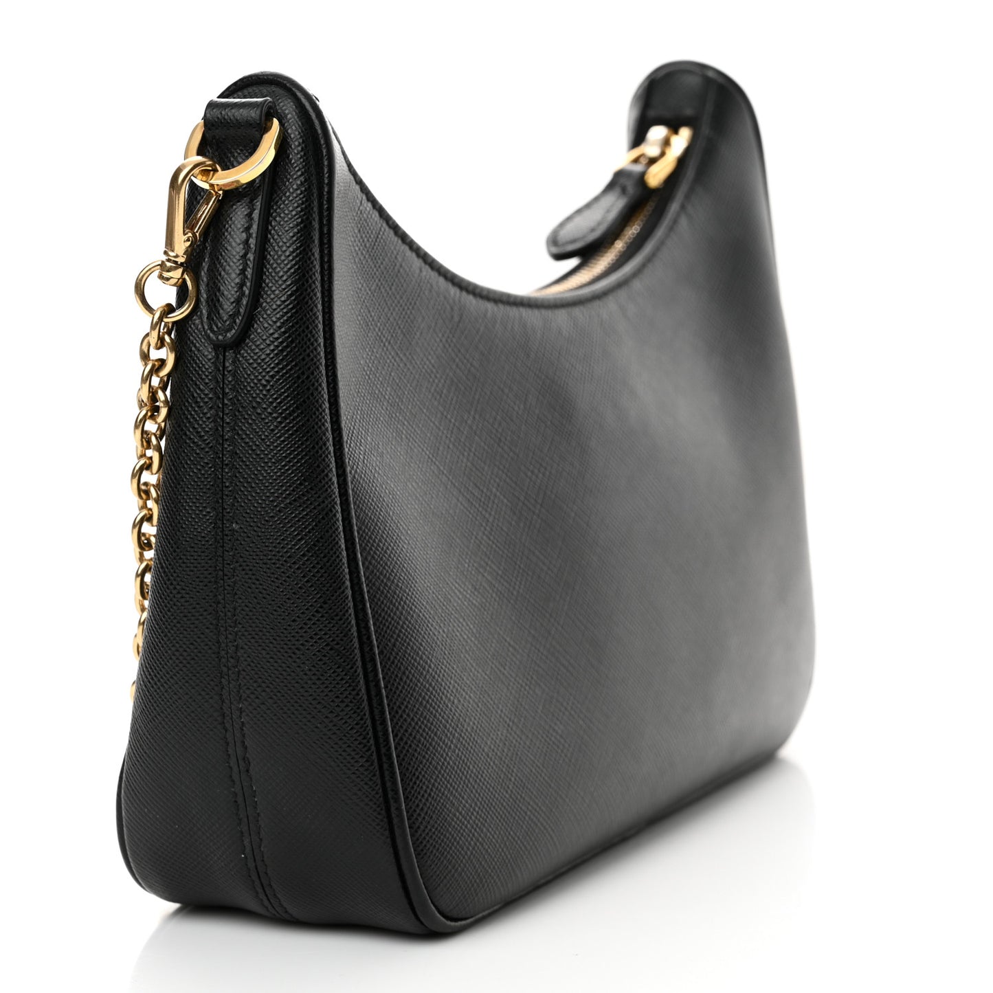 Saffiano Lux Re-Edition 2005 Shoulder Bag Black