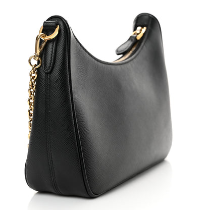 Prada Saffiano Lux Re-Edition 2005 Shoulder Bag Black 3 of 14