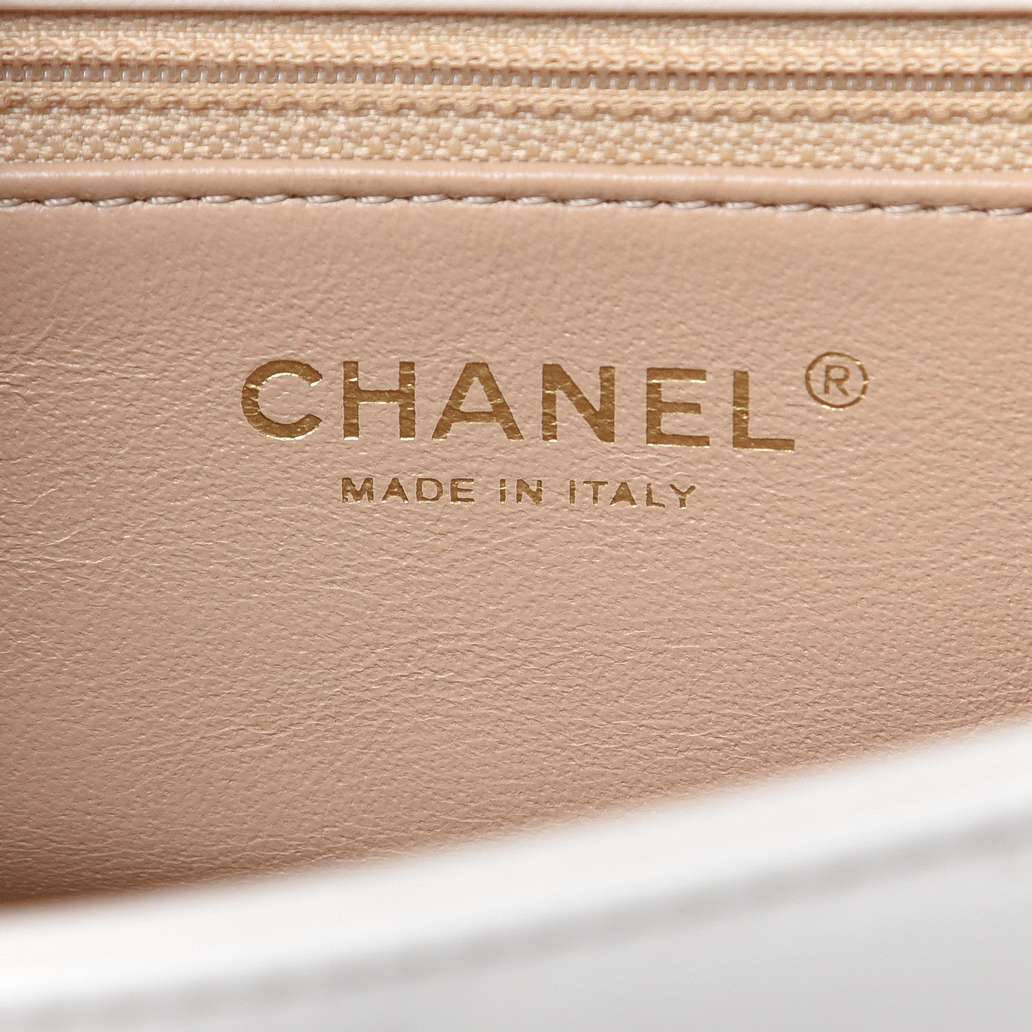 Chanel Lambskin Reversed Chevron Quilted Flap White 6 of 15