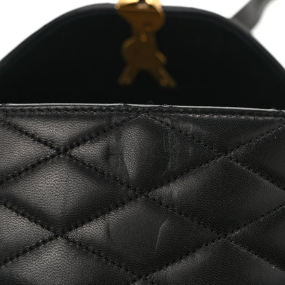 Saint Laurent Lambskin Quilted Camera Crossbody Flap Bag Black 9 of 9