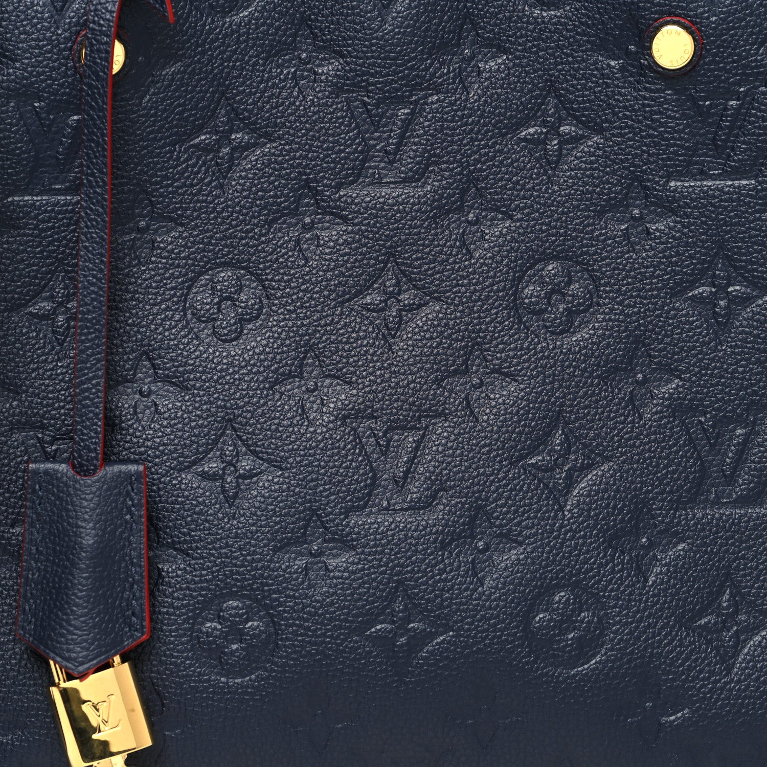 Louis Vuitton Empreinte Montaigne MM Marine Rouge 8 of 10